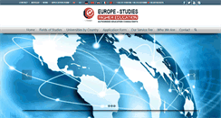 Desktop Screenshot of europe-studies.com