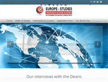 Tablet Screenshot of europe-studies.com